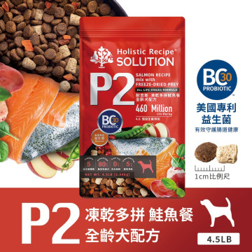 【耐吉斯】P系列 全齡犬凍乾多拼無穀糧 4.5磅/2.04kg(狗飼料)